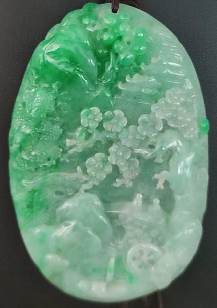 中国 玉石白玉彫刻 蓮刻 水孟 筆洗 M R7508 （玉石雕刻师蓟州
